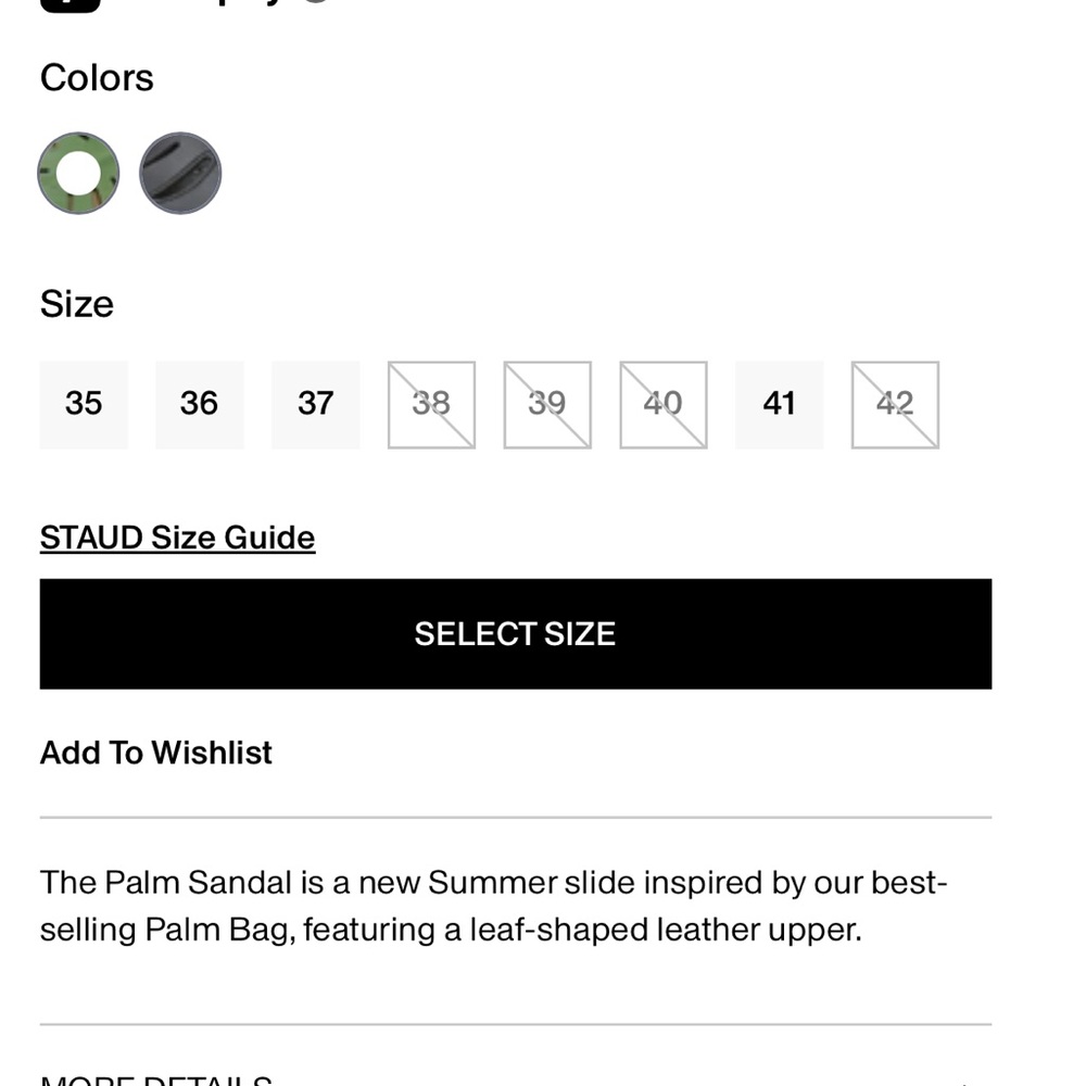STAUD PALM SANDAL LEAF - Picture 3 of 6
